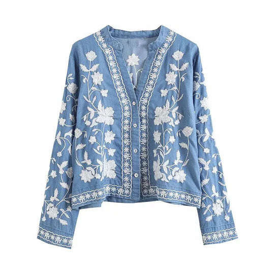 Sylvia - Cardigan à motifs floraux